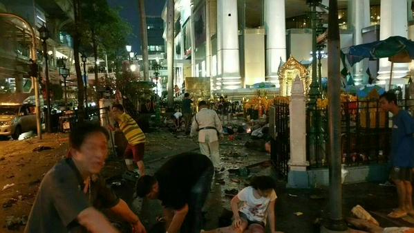 曼谷市中心爆炸 傳至少12死數十傷 (圖+影)