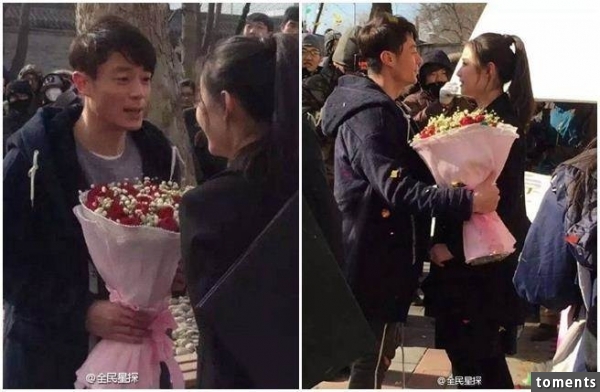 《花千古》男神霍建華向倪妮求婚了！他捧著一束鮮花在ㄧ群學生面前竟然直接...一旁的人全感動哭了！