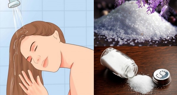 「鹽水洗頭」竟有神奇功效！使頭髮光亮、抑止油脂分泌、防掉髮…詳細步驟教學！