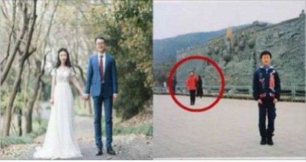 新娘子翻出老公小時候一張照片，忽然發現詭異的一幕...讓她不敢相信眼前這個男人了！